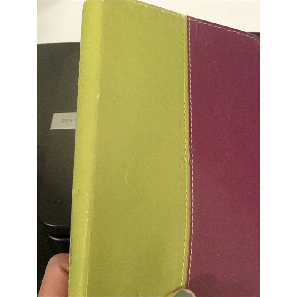 2006 NIV New International Version Holy Bible‎ Lime Green & Maroon-Red Lettering